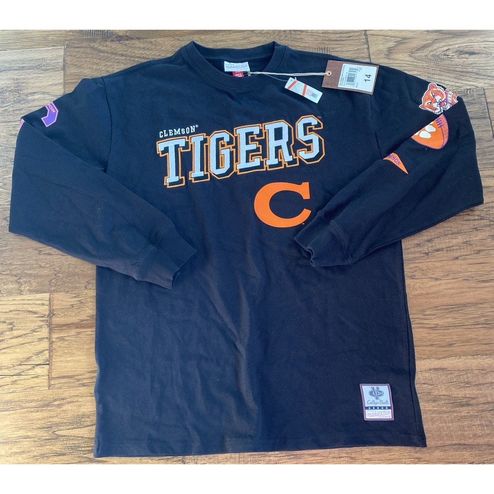Clemson Tigers Training Camp Tee Vintage Logo‎ Men's Sz M Mitchell & Ness, New